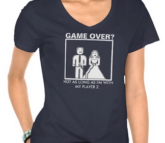 Game Over Geek Shirt women's
