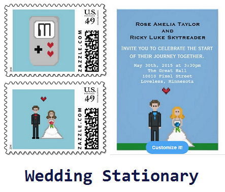 Geek Wedding Invites